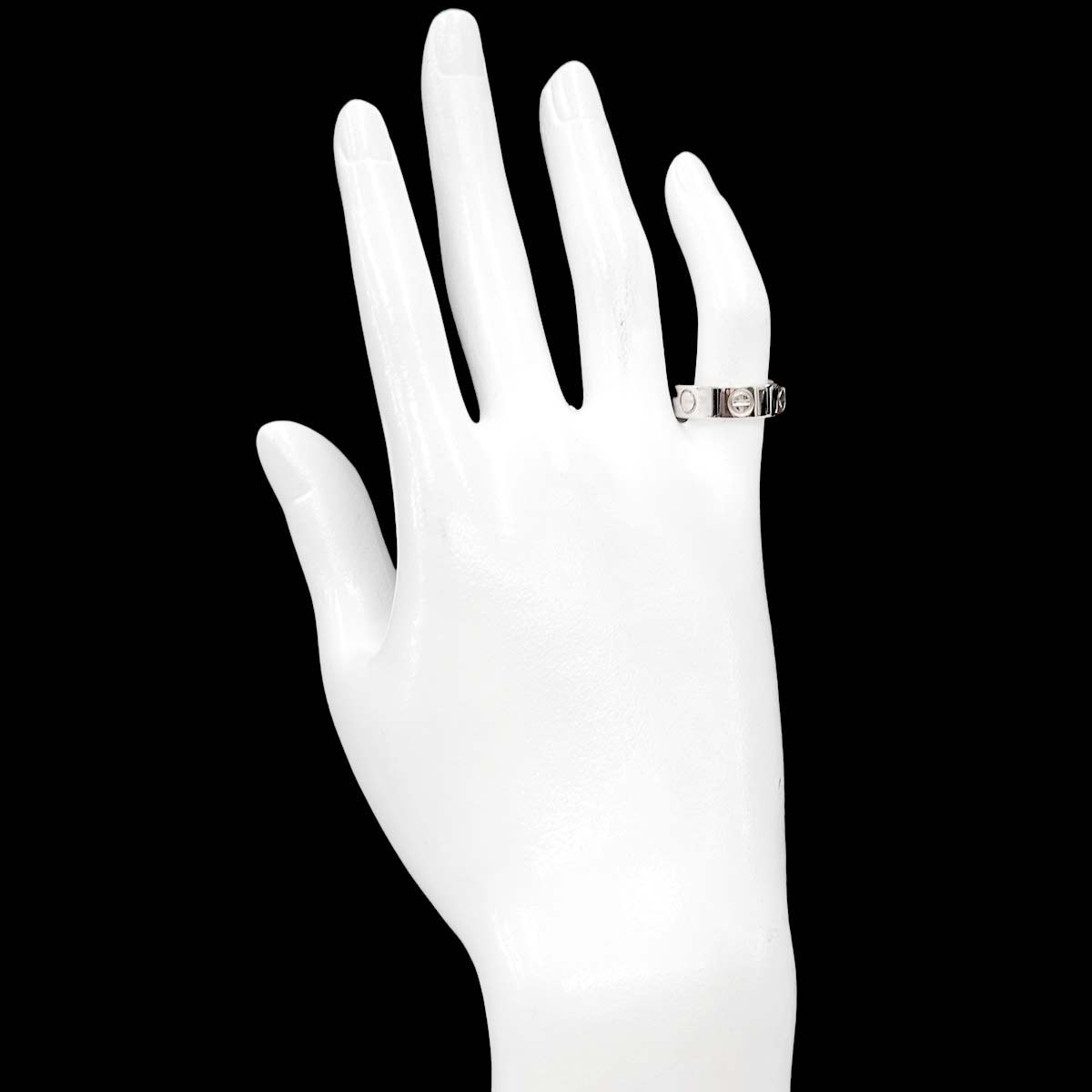 Love Ring 18K White Gold 750 size49 4.5(US)