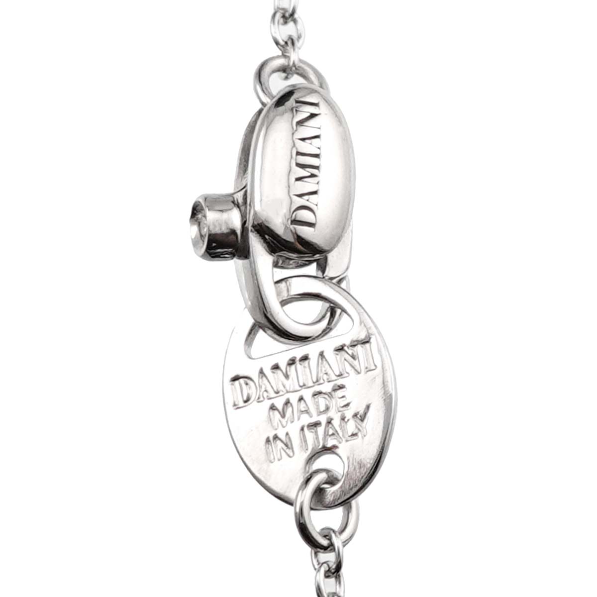 Diamond Necklace 18K White Gold 750