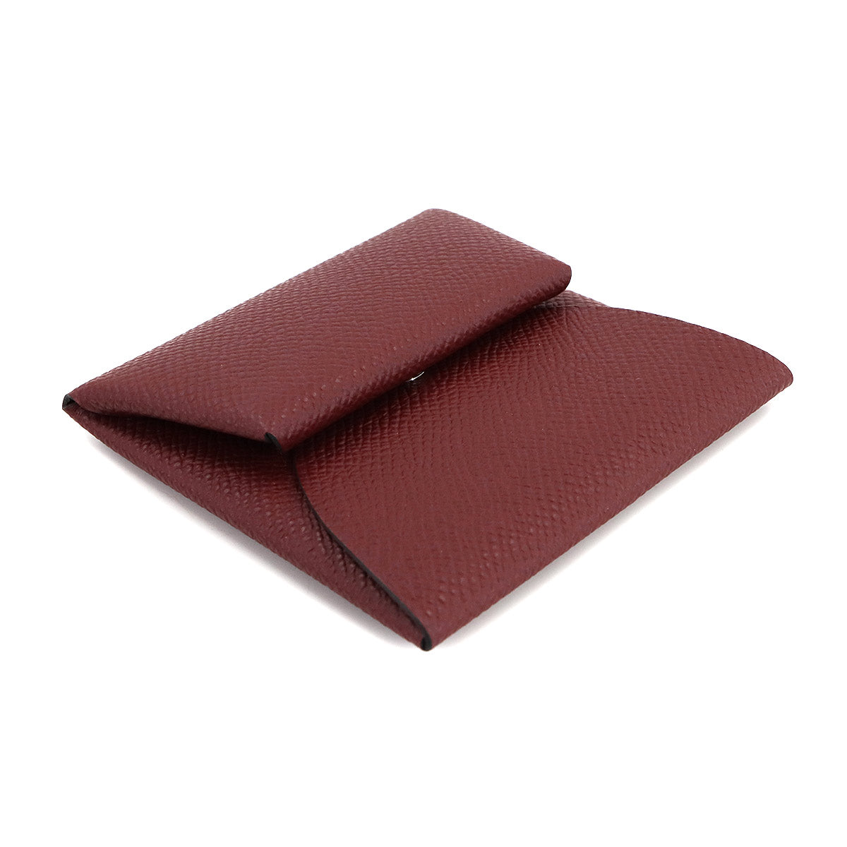 Bastia Coin Case Purse Veau Epsom Rouge H