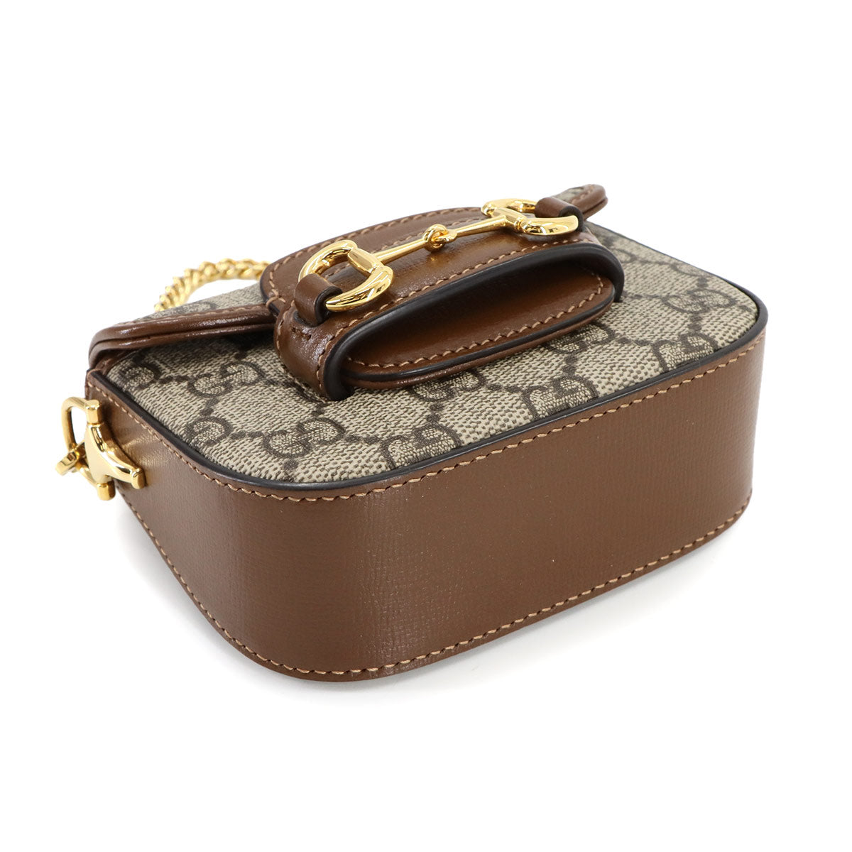 Horsebit 1955 Mini Chain Hand Shoulder Bag GG Supreme Canvas 90281952