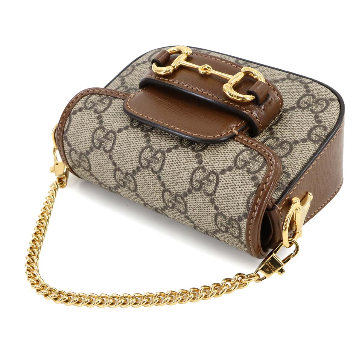Horsebit 1955 Mini Chain Hand Shoulder Bag GG Supreme Canvas 90281952