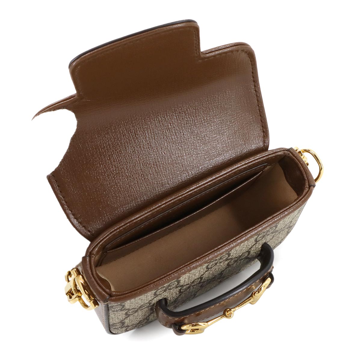Horsebit 1955 Mini Chain Hand Shoulder Bag GG Supreme Canvas 90281952