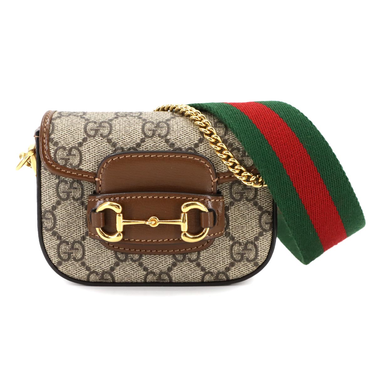 Horsebit 1955 Mini Chain Hand Shoulder Bag GG Supreme Canvas 90281952