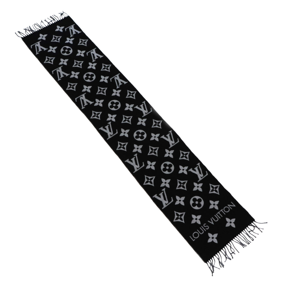 Esharupu LV Essential Muffler Scarf Wool Noir M77853