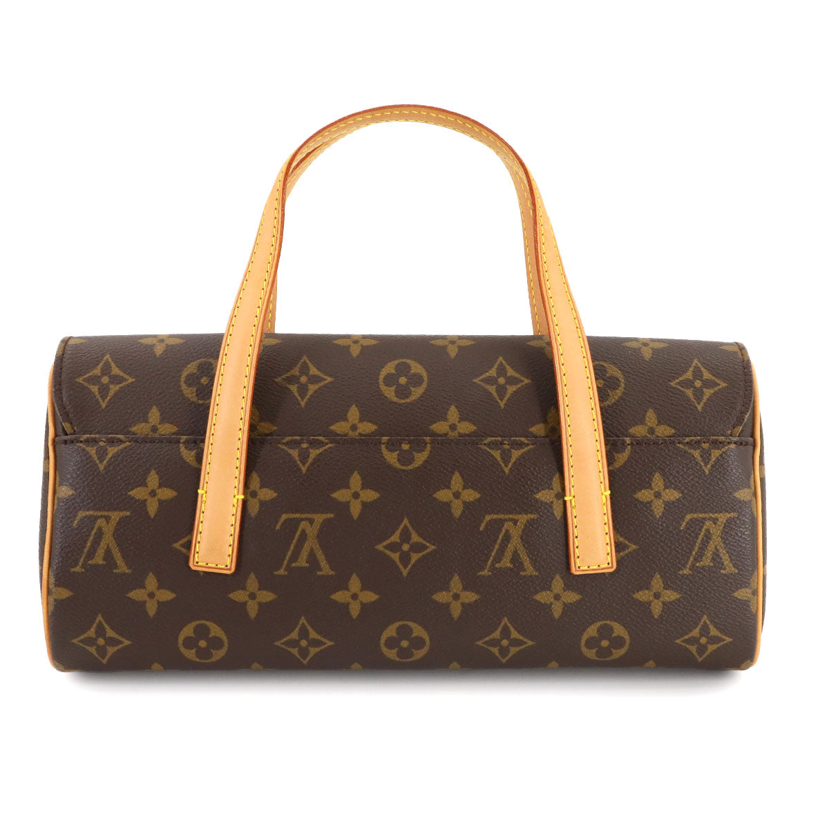 LOUIS VUITTON Monogram Sonatine Hand Bag Brown M51902 Purse