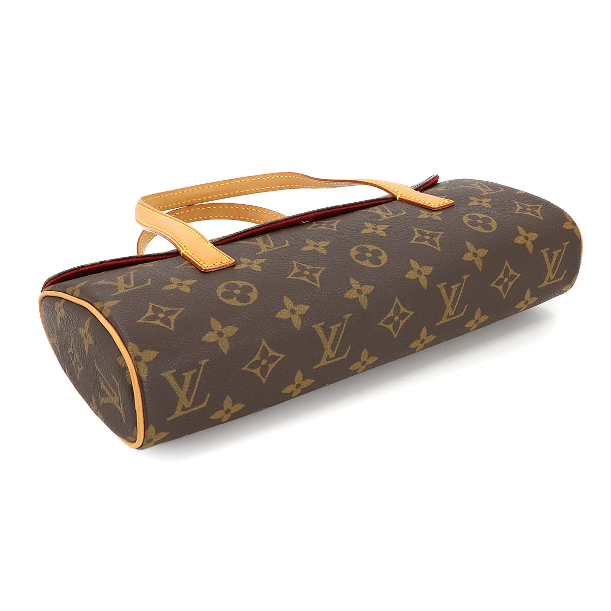 LOUIS VUITTON Monogram Sonatine Hand Bag Brown M51902 Purse