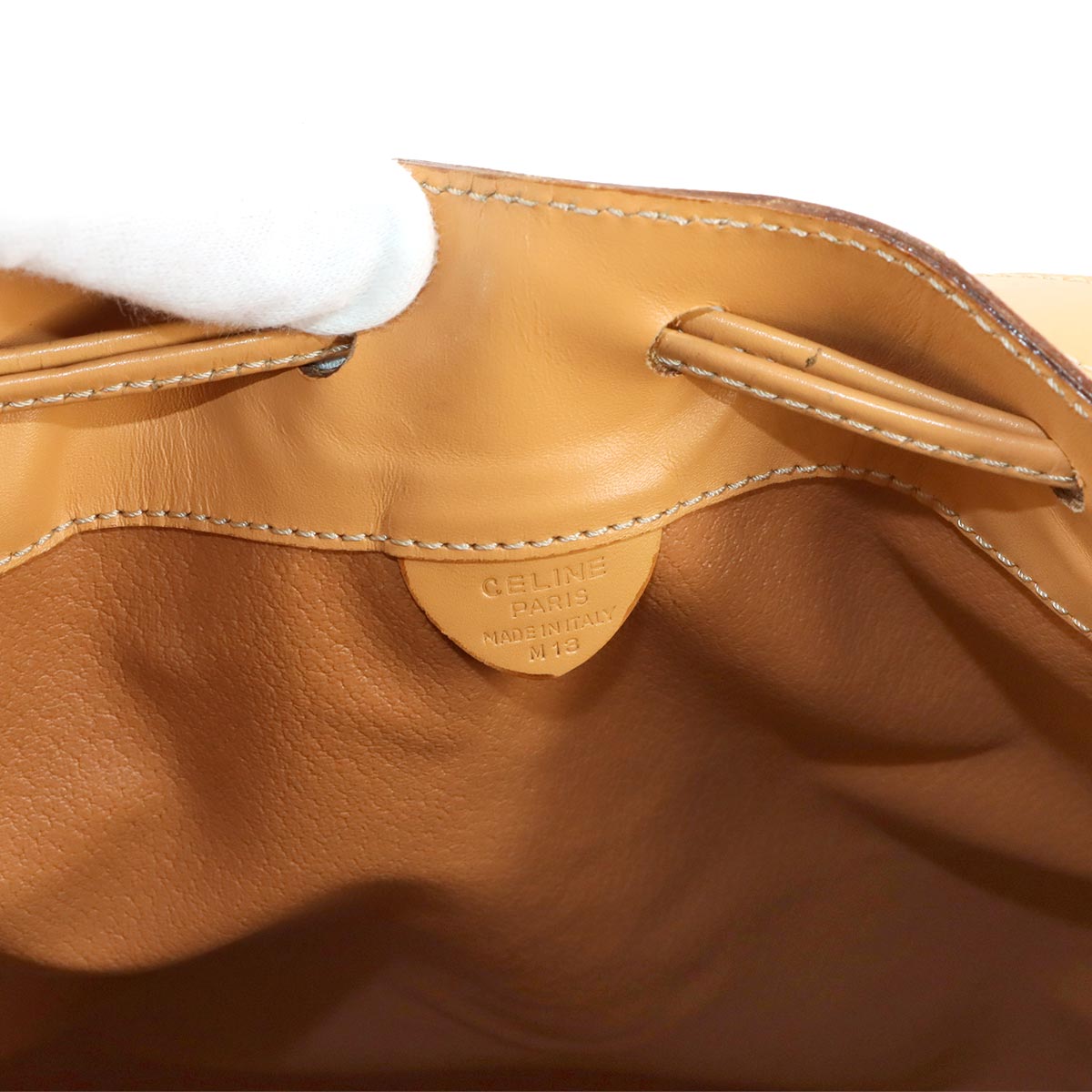 Macadam Shoulder Bag Leather PVC Brown Vintage Purse