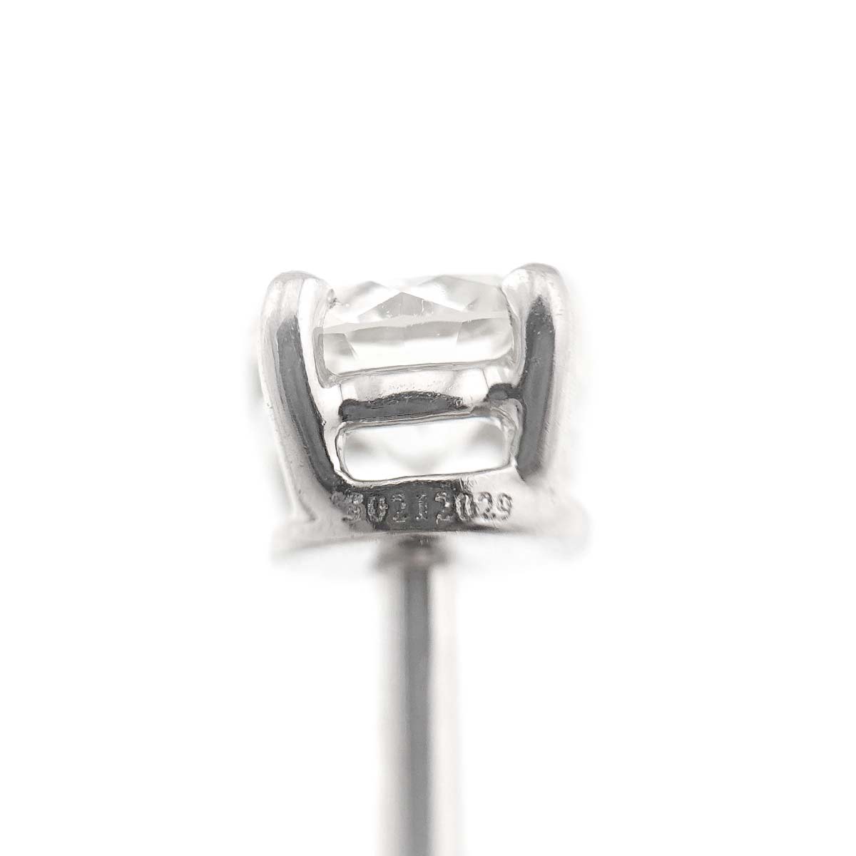 Diamond Earrings Pierced Pt