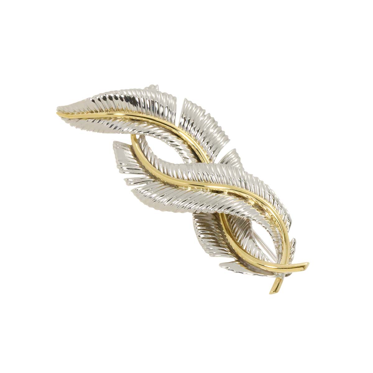 Brooch 18K Yellow Gold 750 Silver