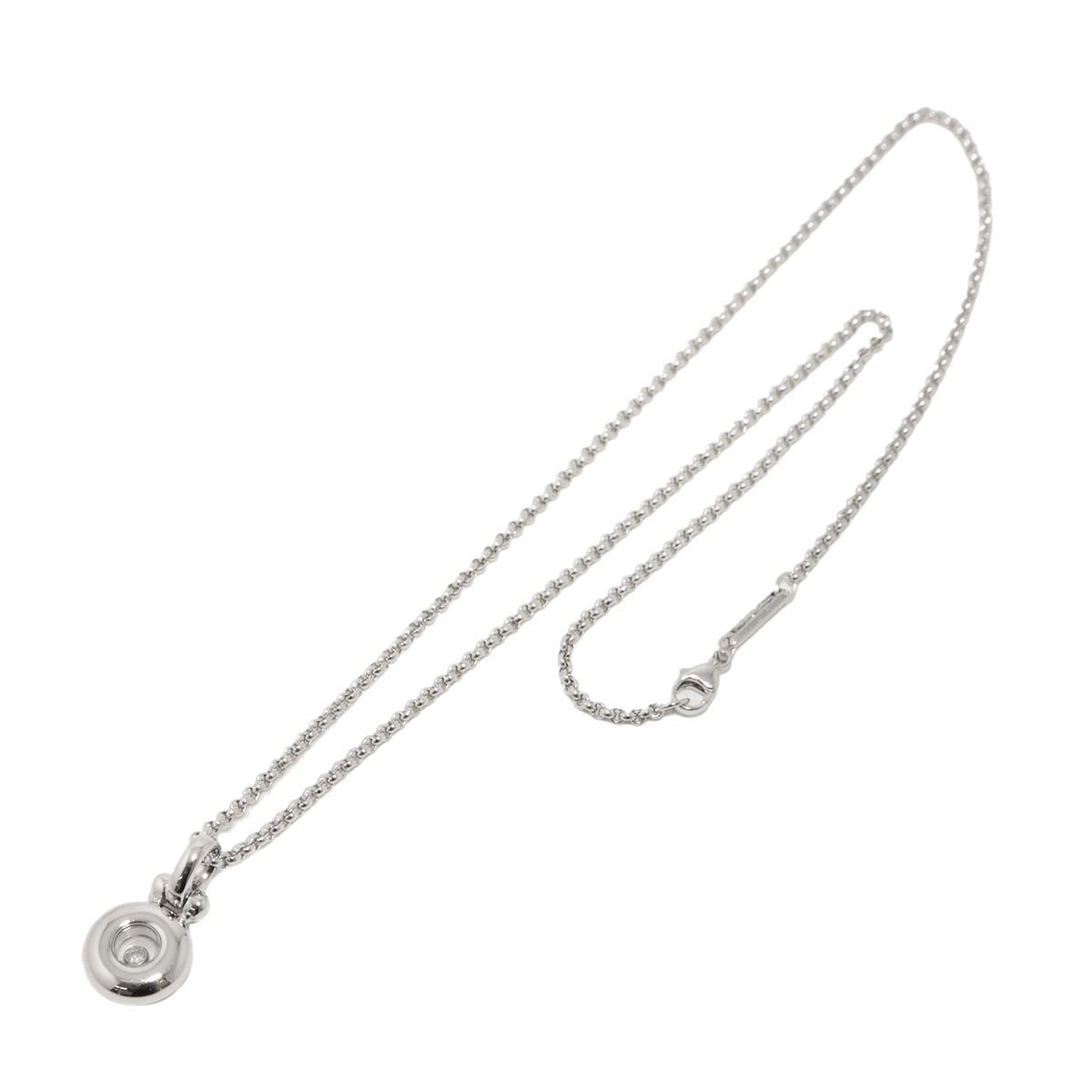 Happy Diamond Necklace 18K White Gold 750