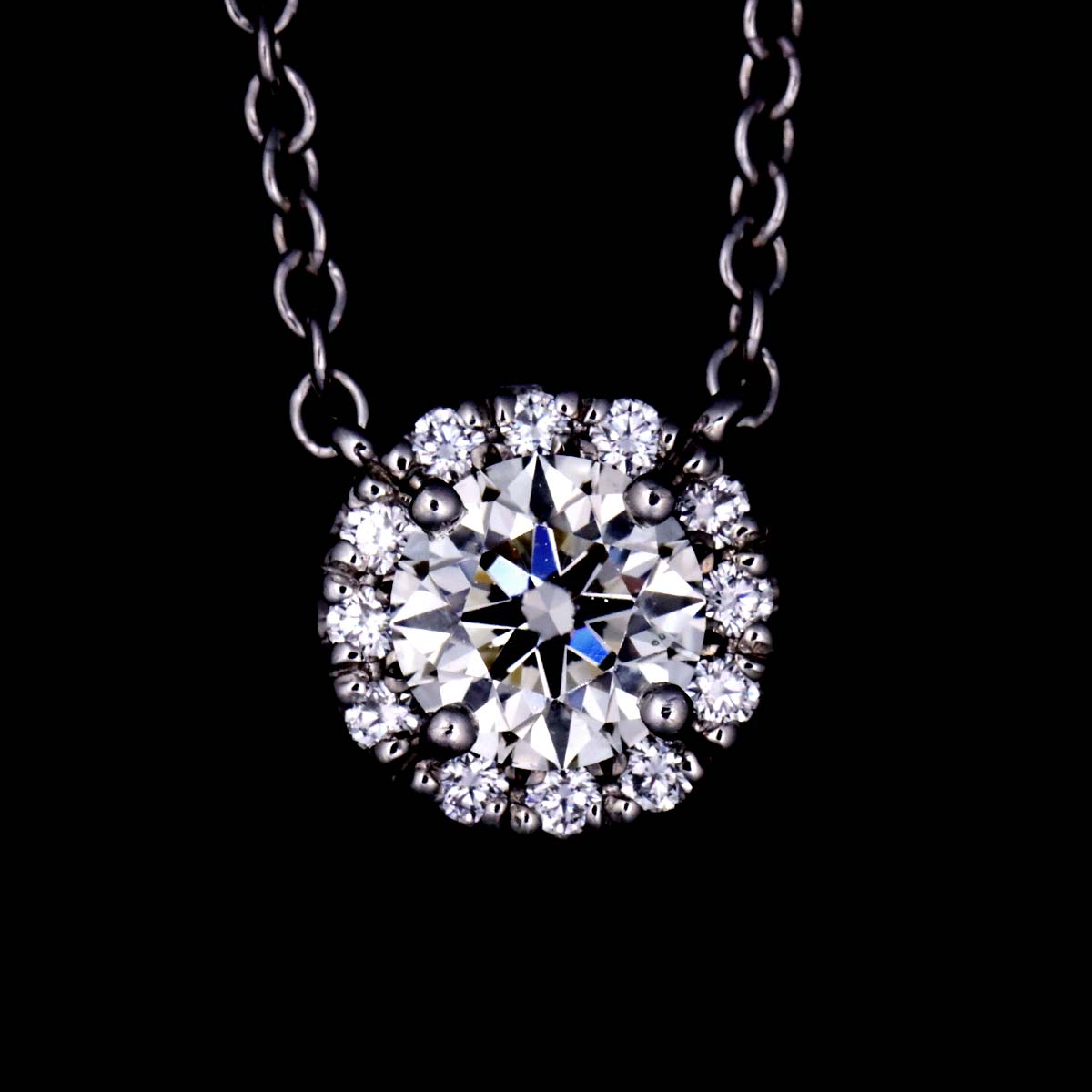 TIFFANY CO. Soleste Diamond Necklace Platinum