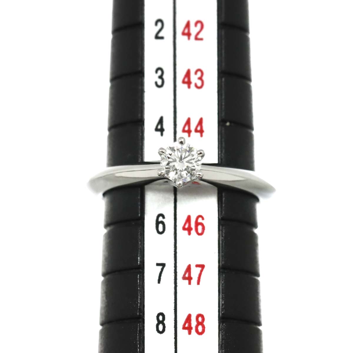 Diamond 0.19ct F/VS1/3EX Ring Platinum Size3.25-3.75(US)