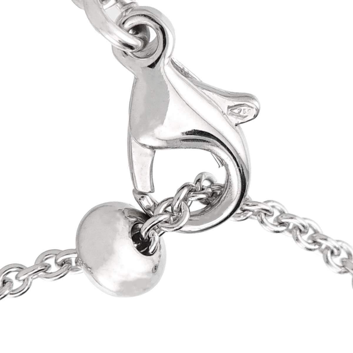 B-zero1 Element Diamond Necklace K18 18K WG White Gold 750