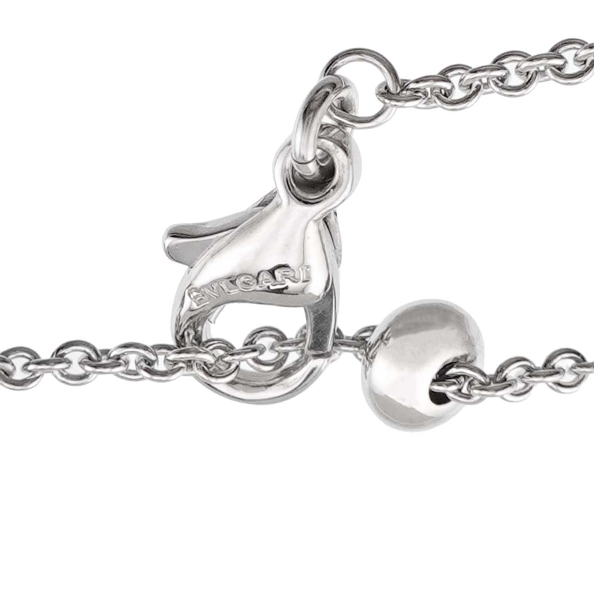 B-zero1 Element Diamond Necklace K18 18K WG White Gold 750