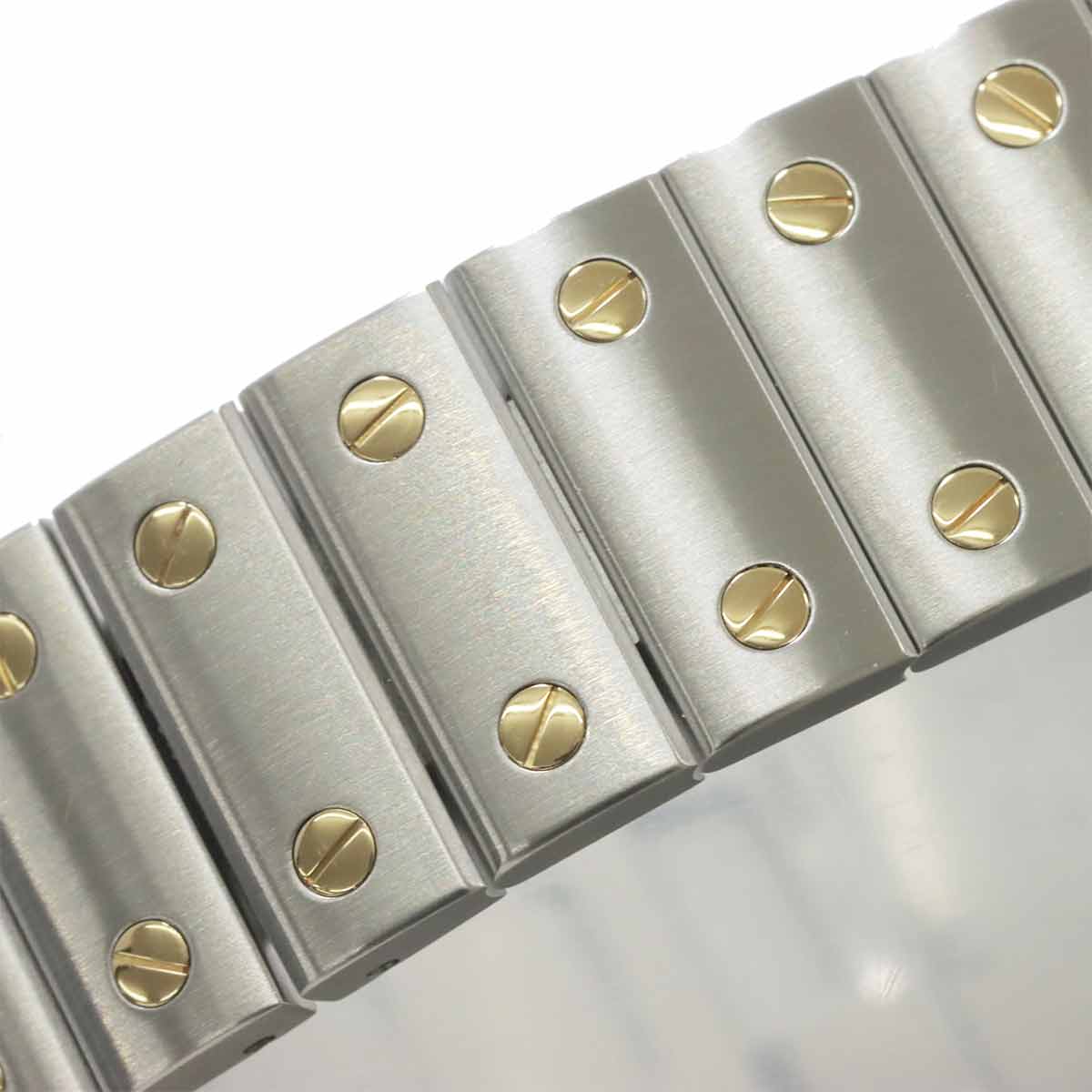 Santos Galbee LM W20042C4 750 YG Cream Dial Mens Watch