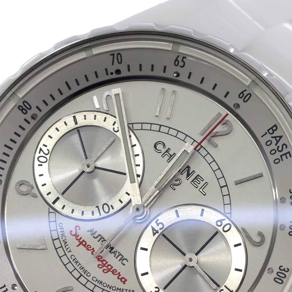 J12 SUPERLEGGERA H3410 Chronograph Automatic Silver Dial Mens