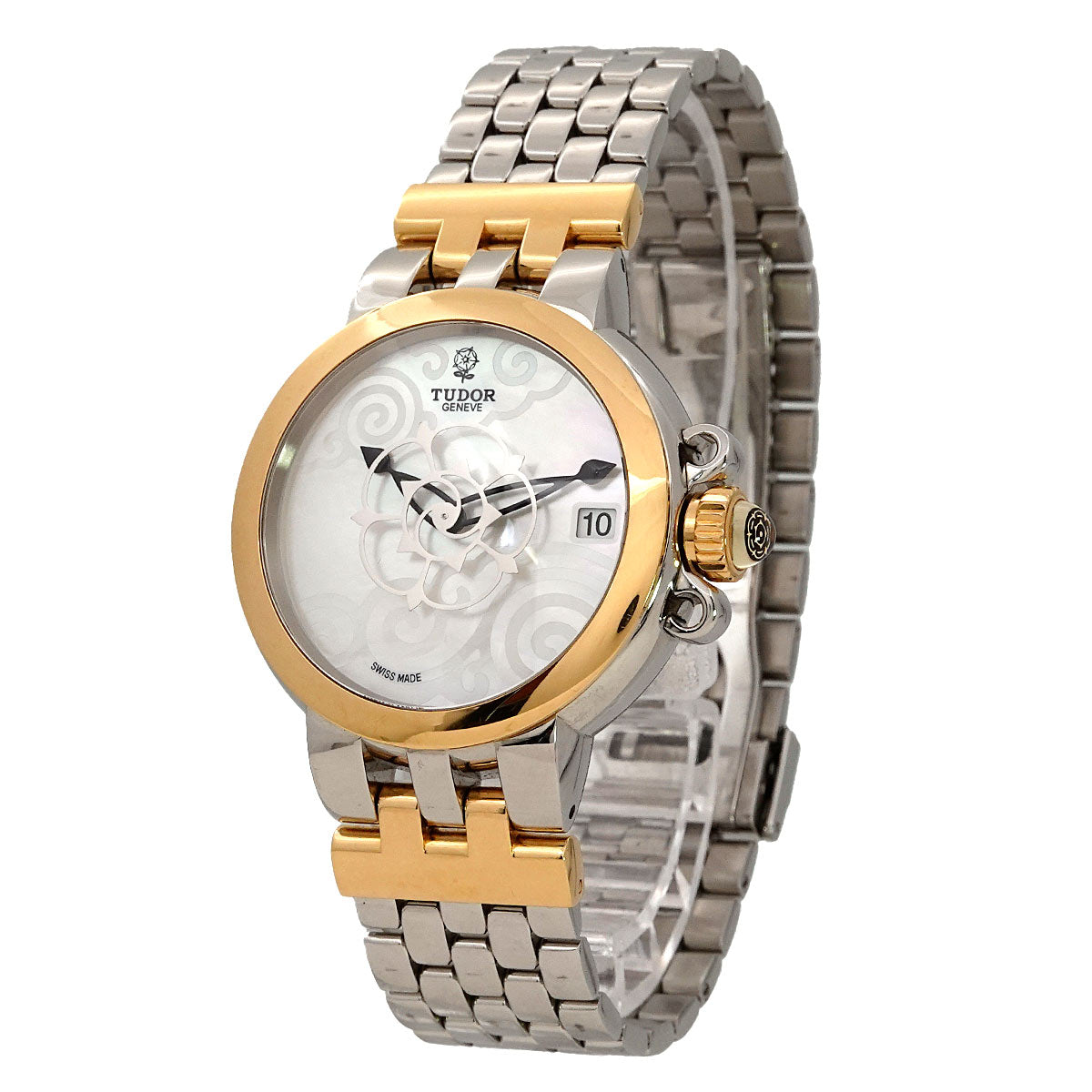 Clair De rose 35701 Automatic PG White Shell Dial Ladies
