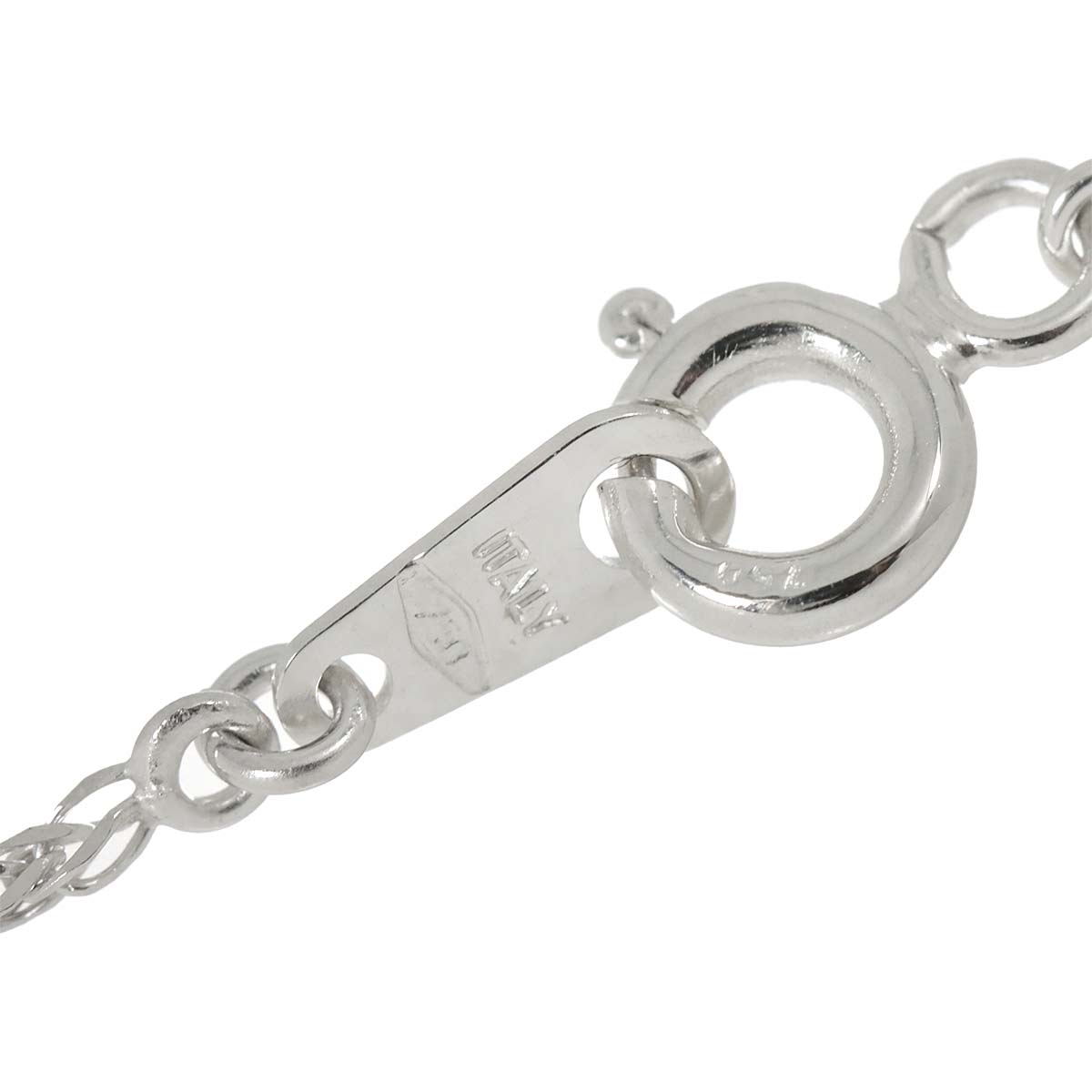 Amethyst 5.53ct Diamond 0.30ct Necklace 18K WG White Gold 750