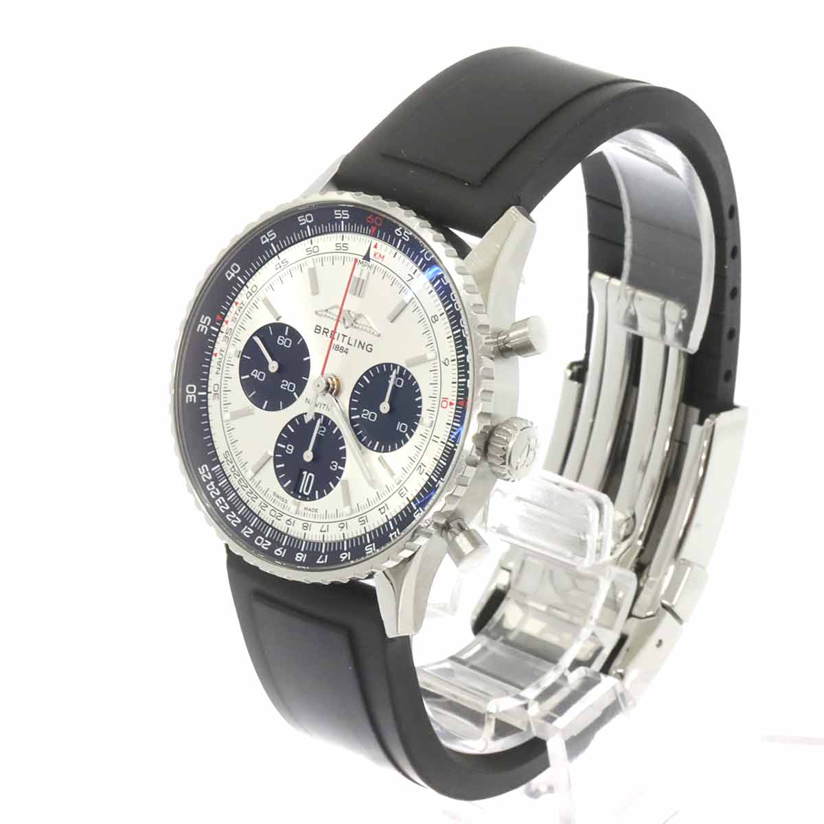 NavitimerB01 Chronograph43 AB0138 Automatic Silver Dial