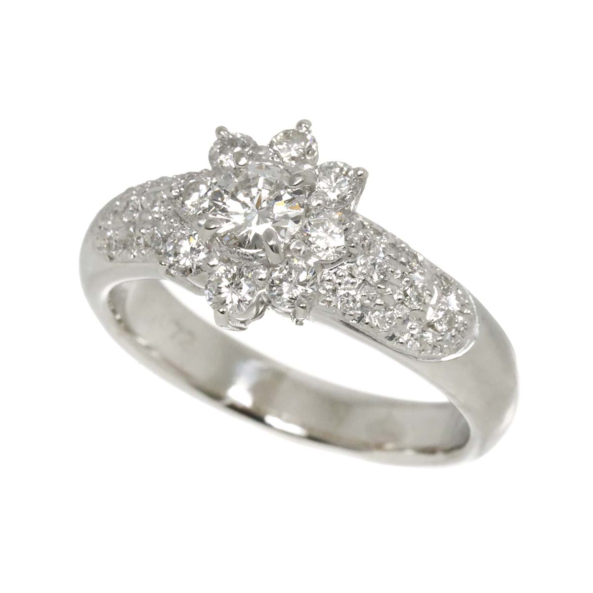 Diamond 0.31ct/0.72ct Ring Pt Platinum size8.25(US)