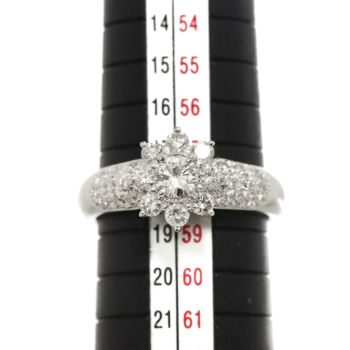 Diamond 0.31ct/0.72ct Ring Pt Platinum size8.25(US)