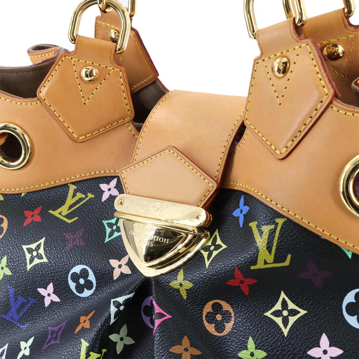 Monogram Multi Color Ursula Hand Bag Noir M40124 Purse