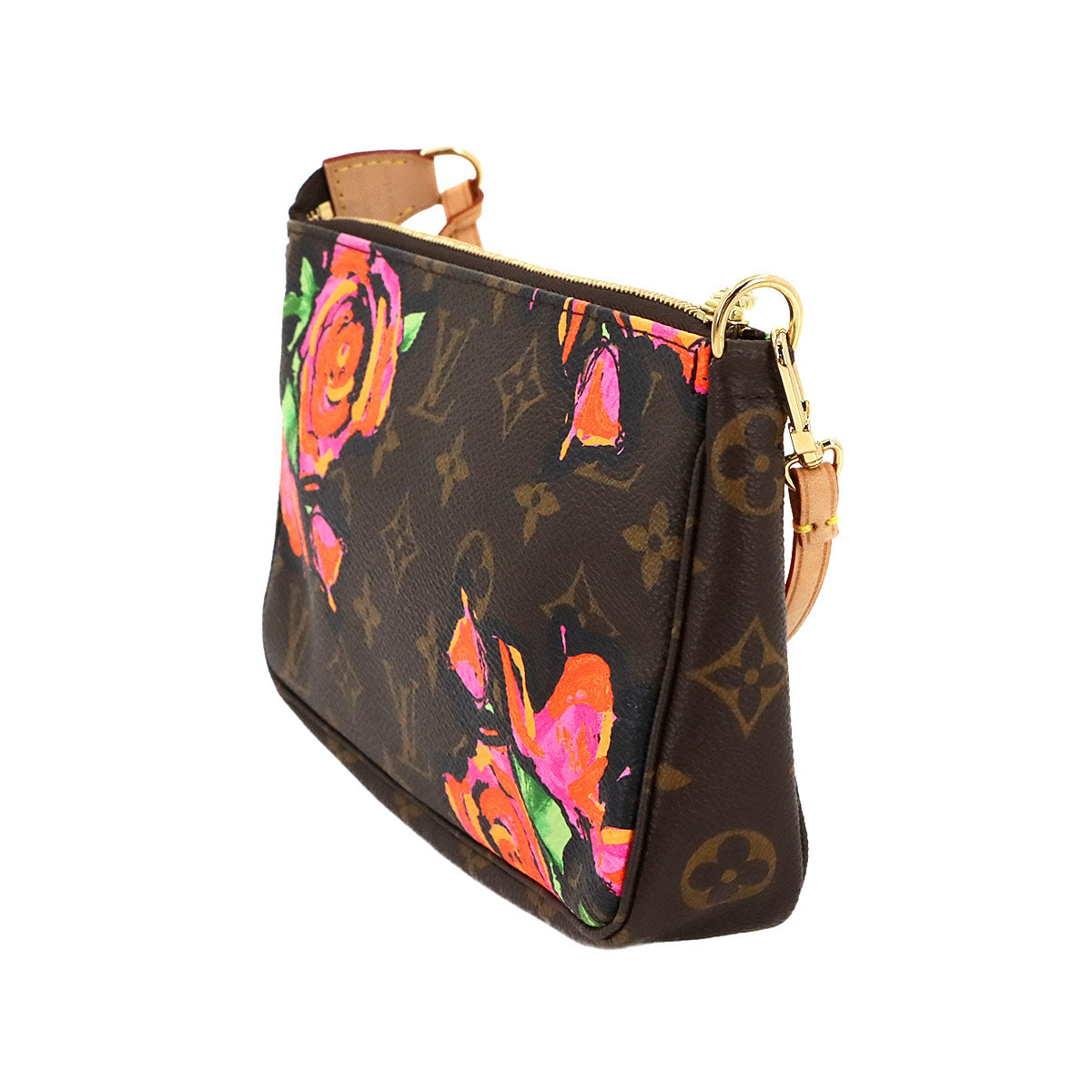 Monogram Rose Pochette Accessoires Hand Bag M48615