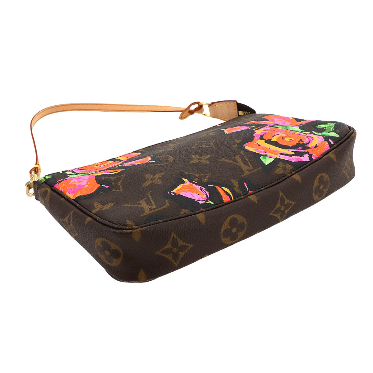 Monogram Rose Pochette Accessoires Hand Bag M48615