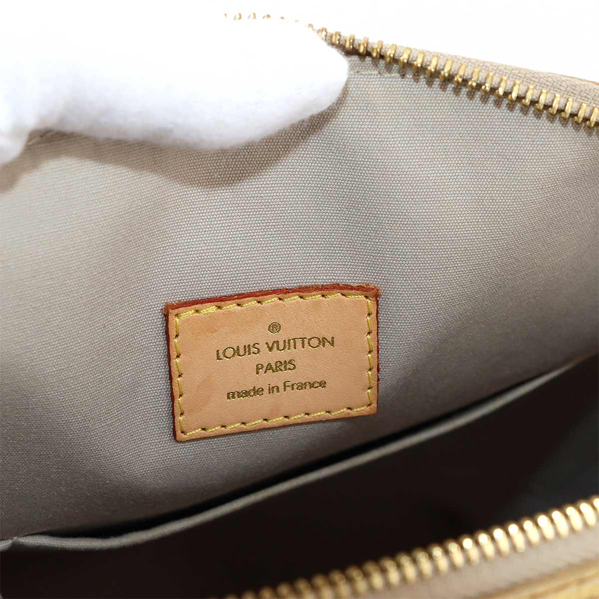 Monogram Miroir Lock it Hand Bag Gold M95450 Purse