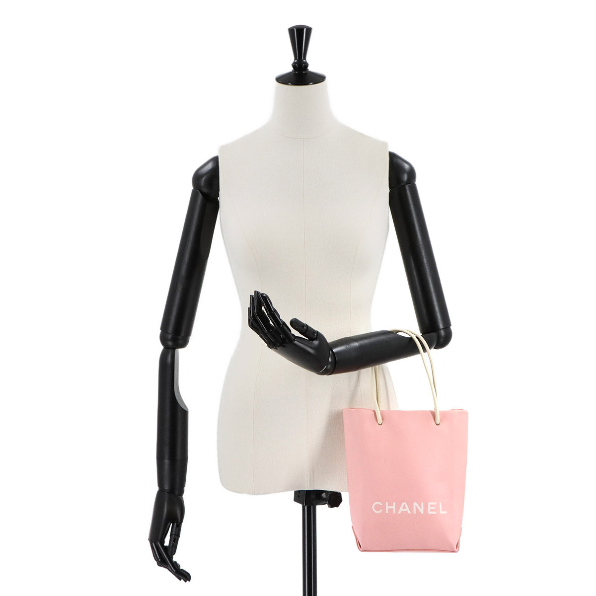 Essential Tote Bag Leather Pink White A46880 Purse