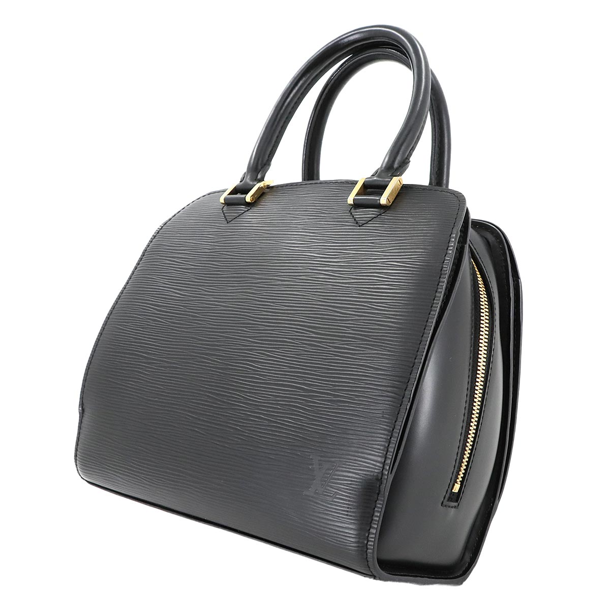 Epi Pont Neuf Hand Bag Leather Noir M52052 Purse