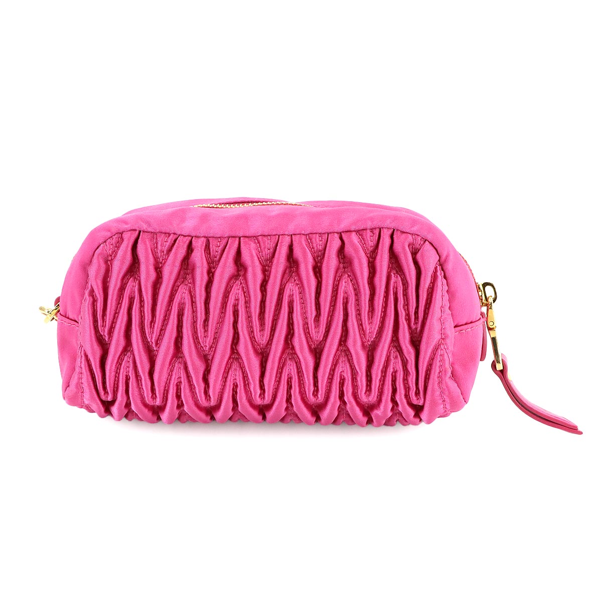 Matelasse Pouch Nylon Pink 5NE022 Purse