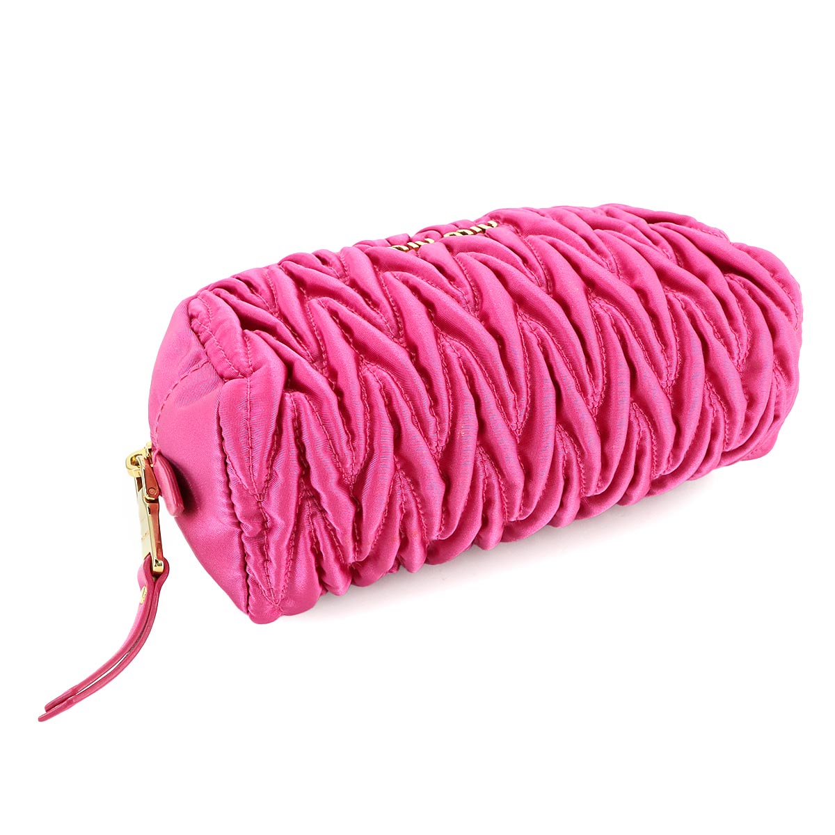 Matelasse Pouch Nylon Pink 5NE022 Purse