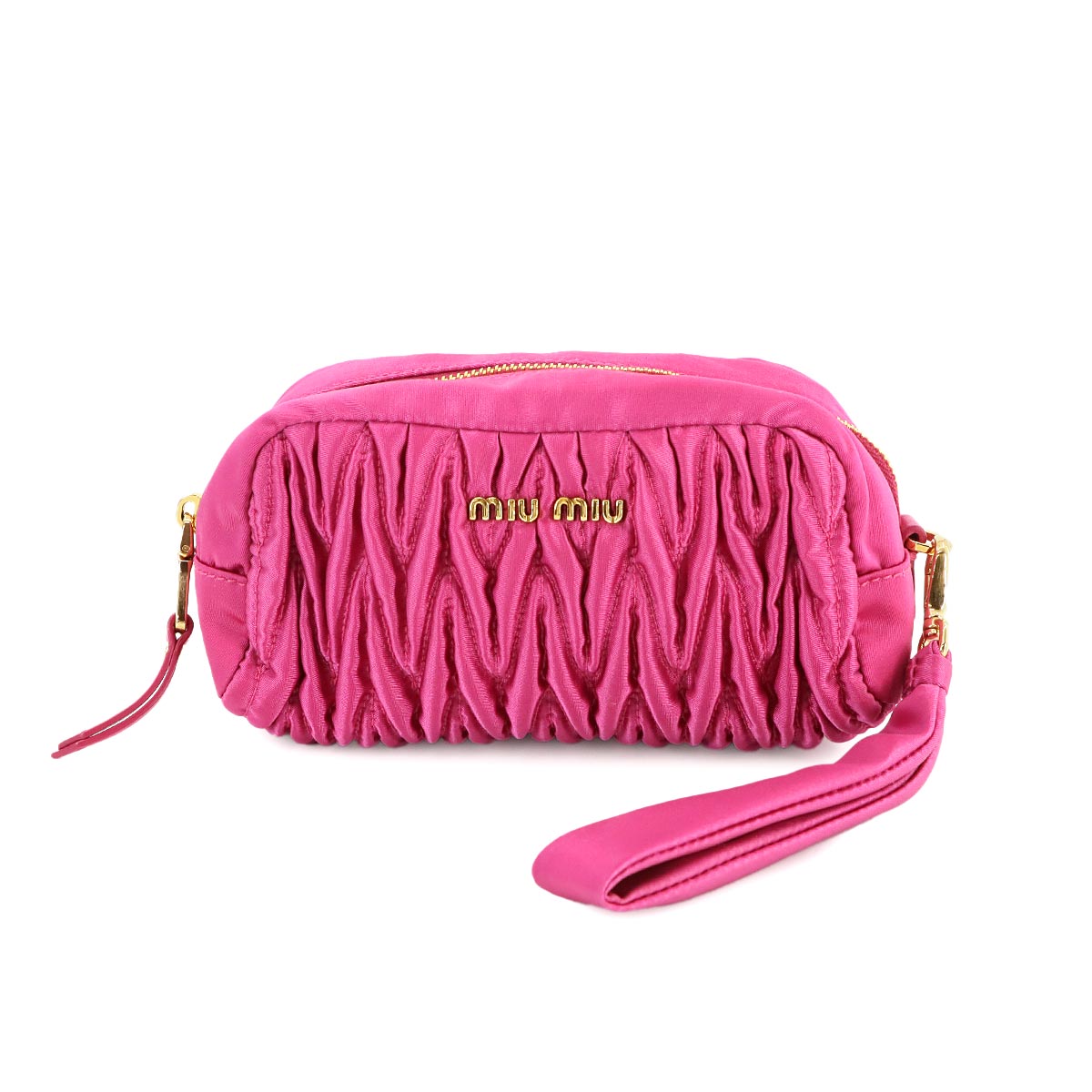 Matelasse Pouch Nylon Pink 5NE022 Purse