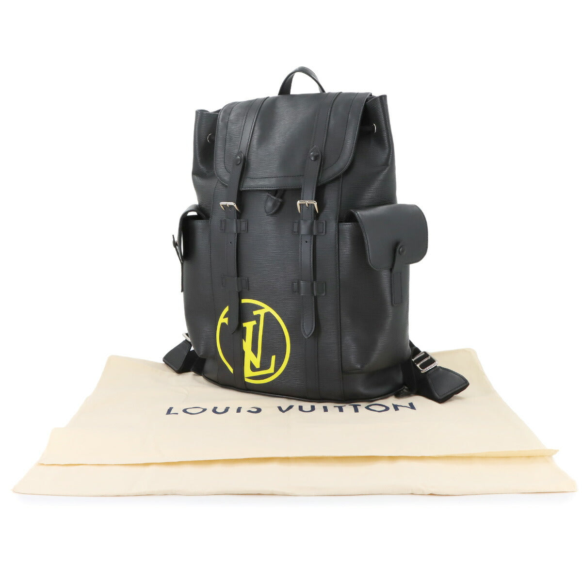 Epi LV Circle Christopher PM Back Pack Noir M55138