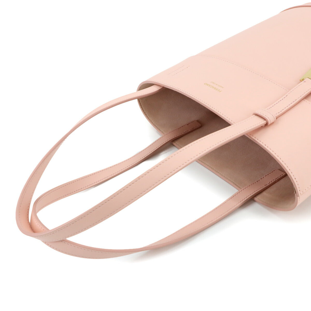Salvatore Ferragamo Tote Bag Leather Pink 217533 Purse