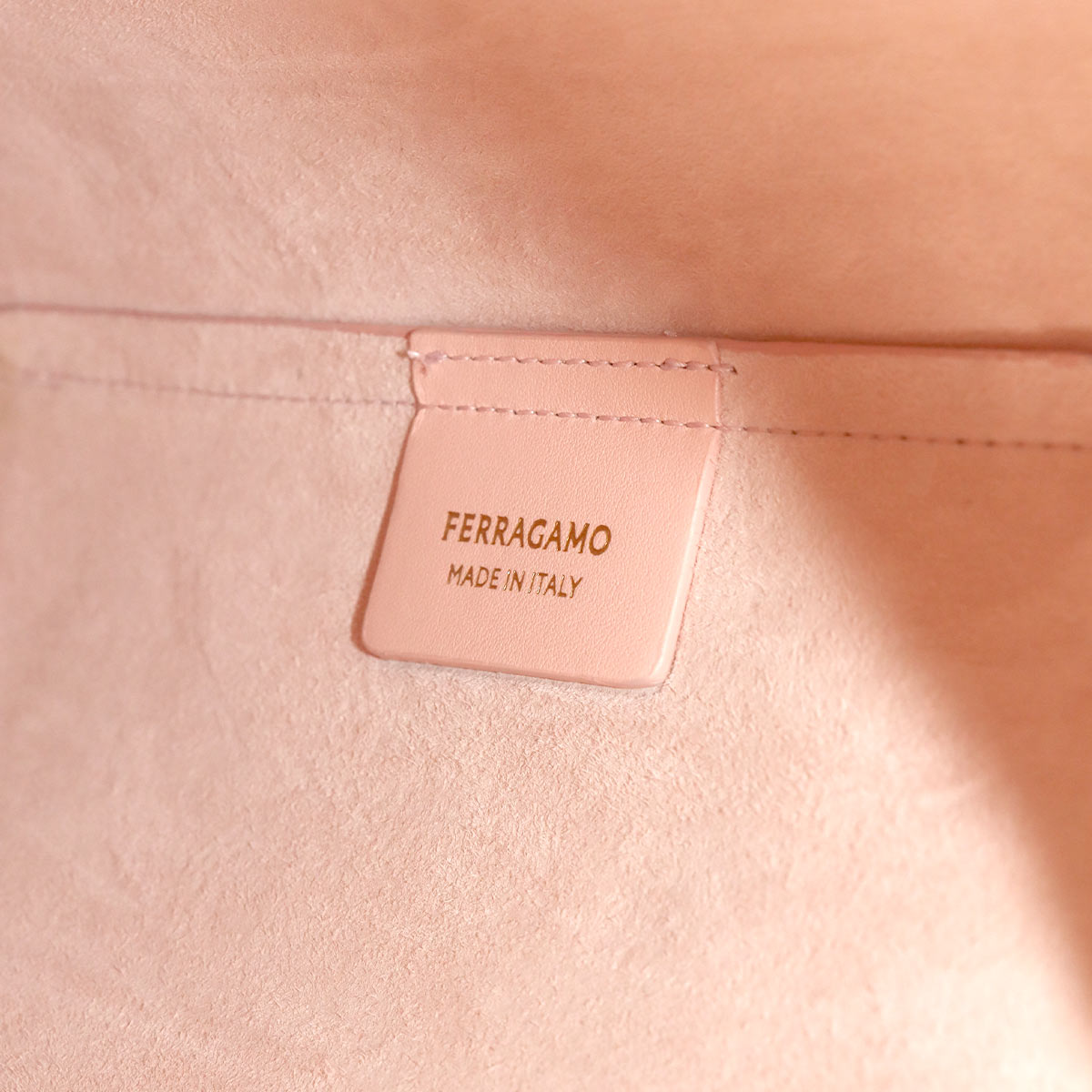 Salvatore Ferragamo Tote Bag Leather Pink 217533 Purse