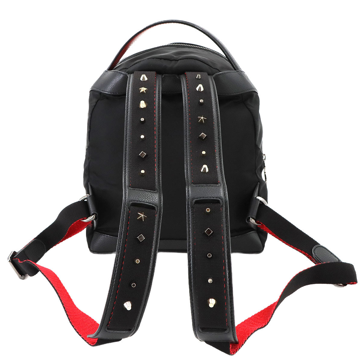 BackLoubi Backpack Nylon Black 1185168 Purse 90282981