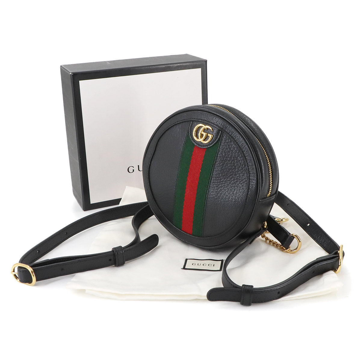 Ophidia Backpack Leather Black 598661 90282992