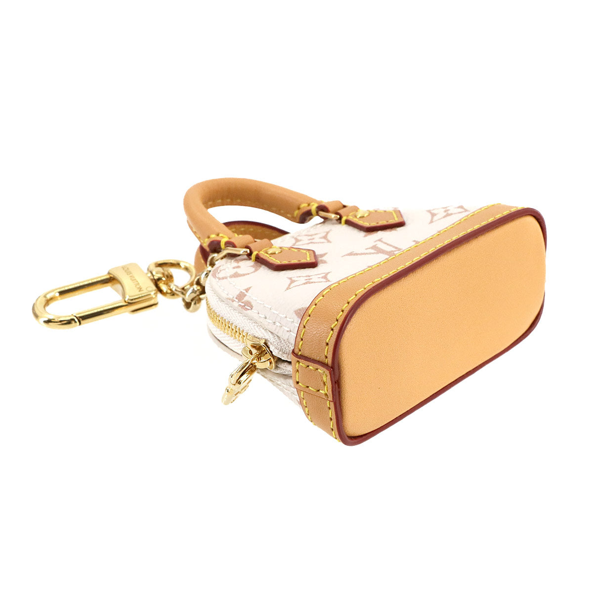 Micro Alma Monogram Key Holder Bag Charm M01883