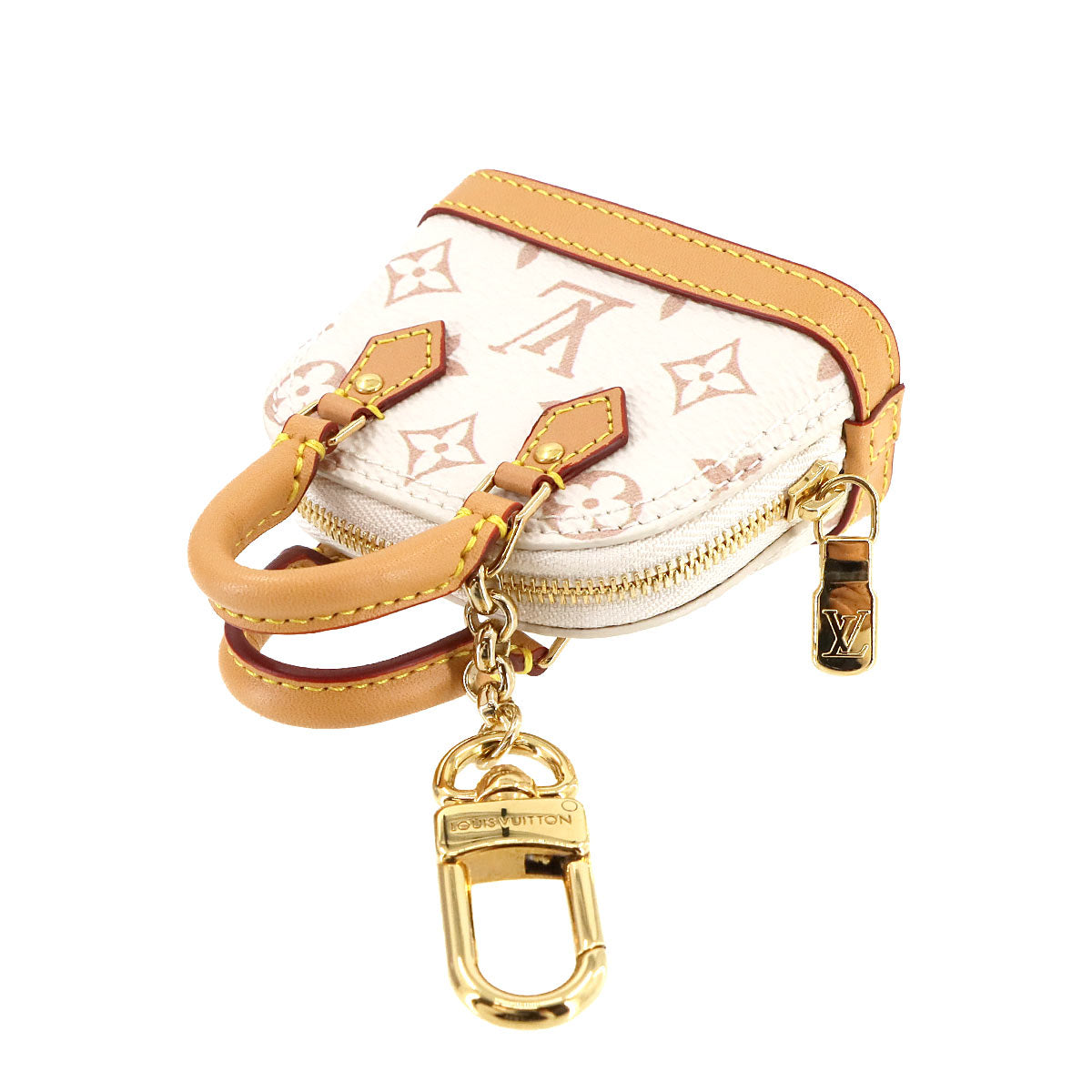 Micro Alma Monogram Key Holder Bag Charm M01883