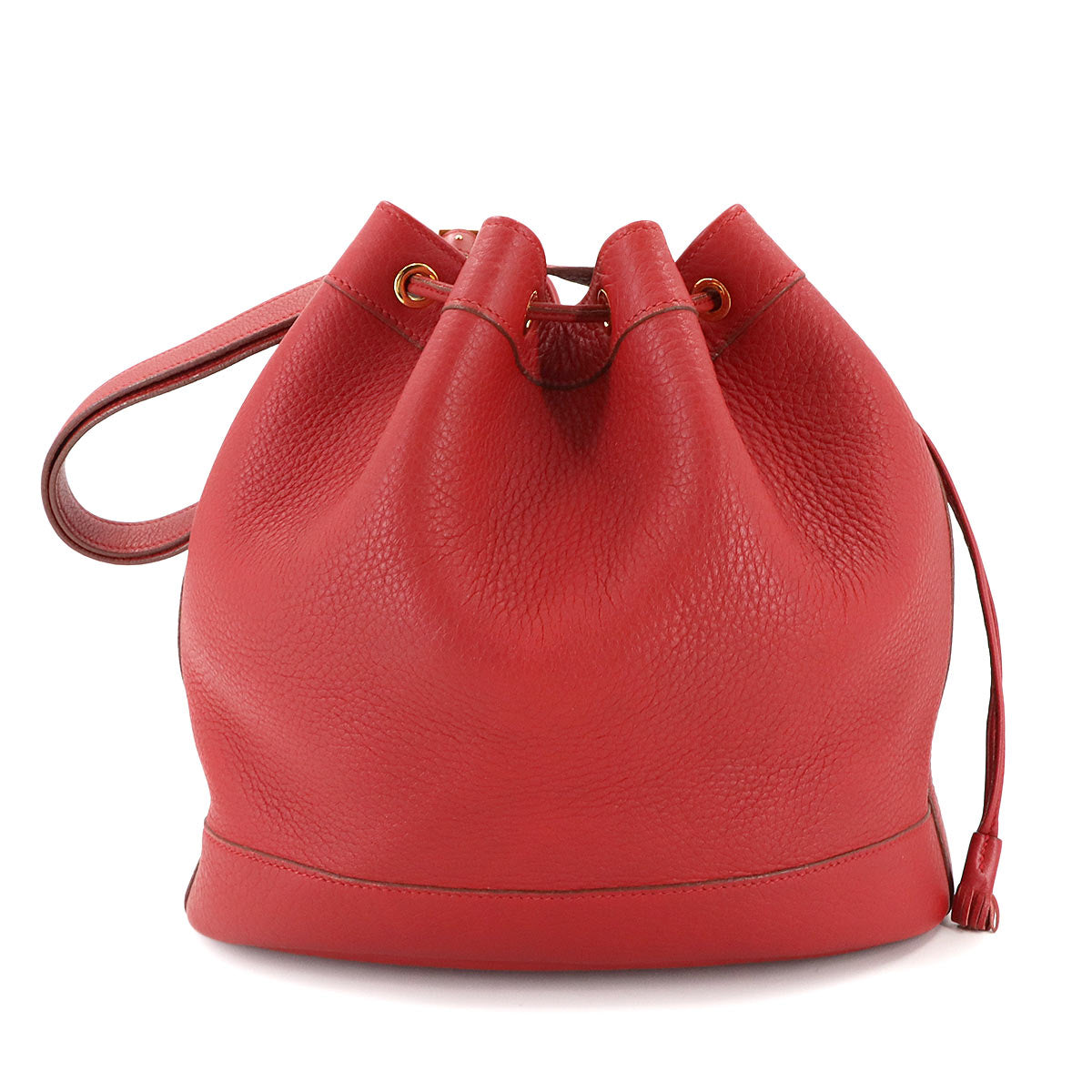Market PM Shoulder Bag Taurillon Clemence Red Purse