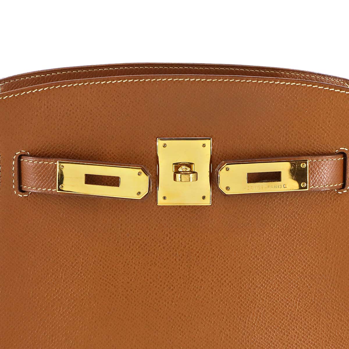 HERMES Kelly Sport MM Shoulder Bag Couchevel Epsom Gold Purse