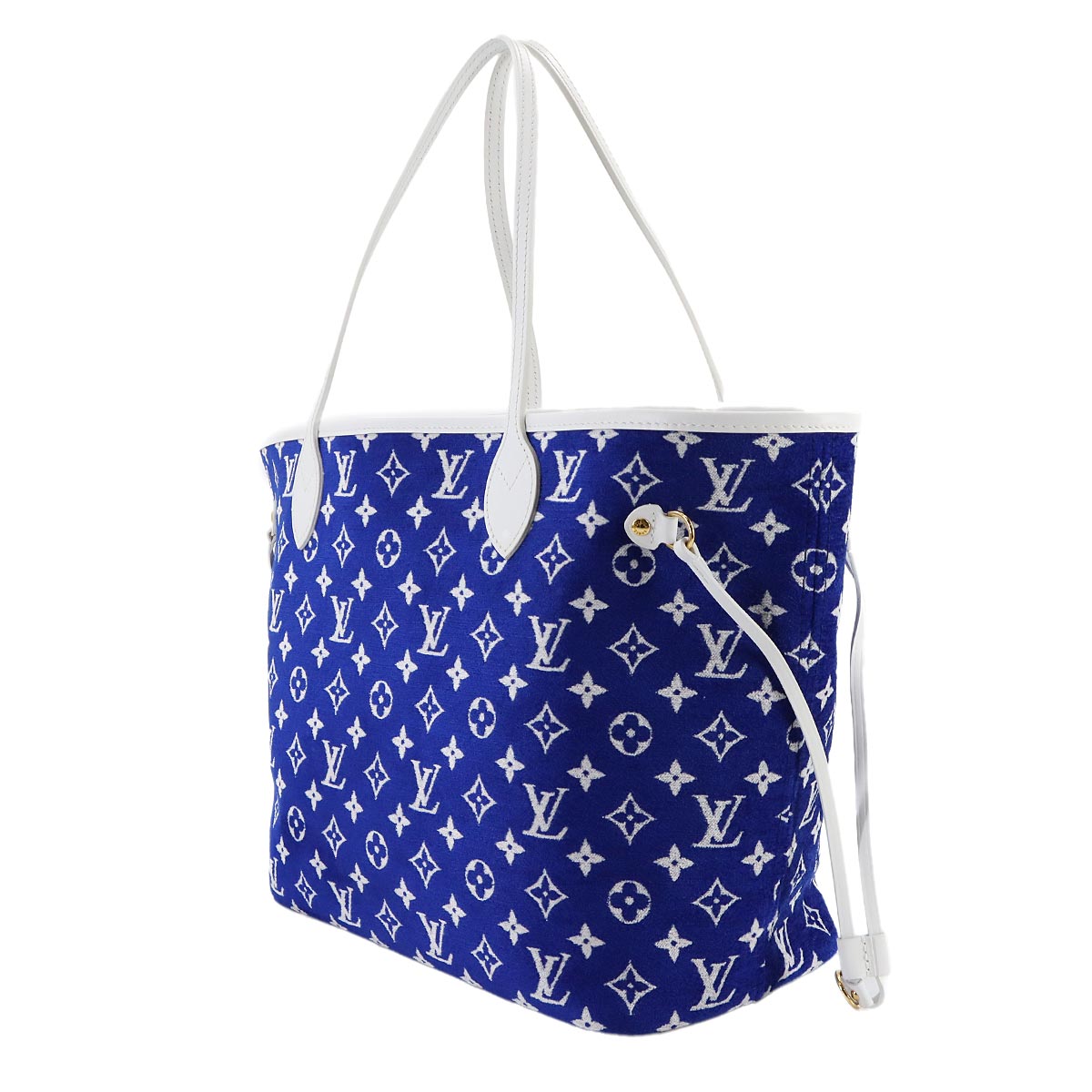 Monogram Jacquard Velvet Neverfull MM Blue M46220 90283265