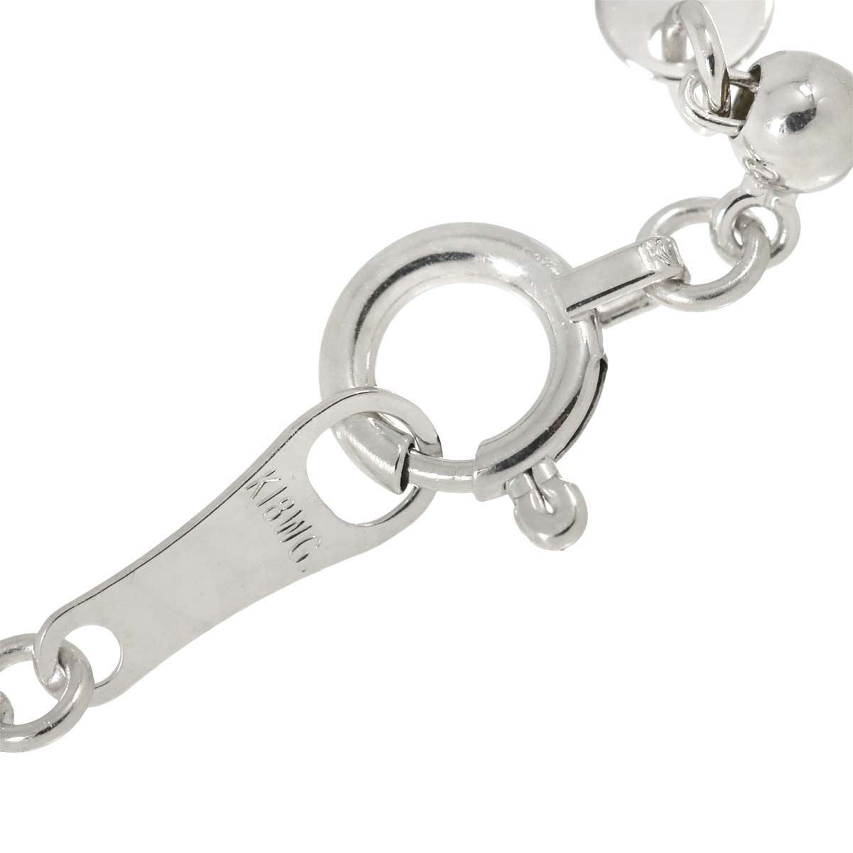 Diamond 0.20ct Necklace 18K WG White Gold 750