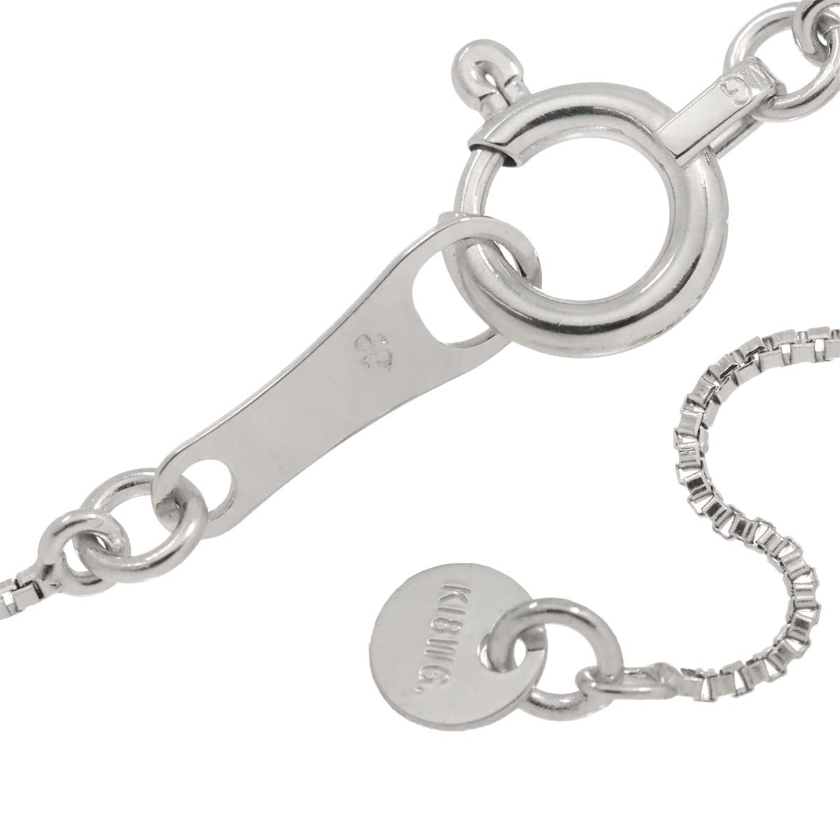 Diamond 0.20ct Necklace 18K WG White Gold 750