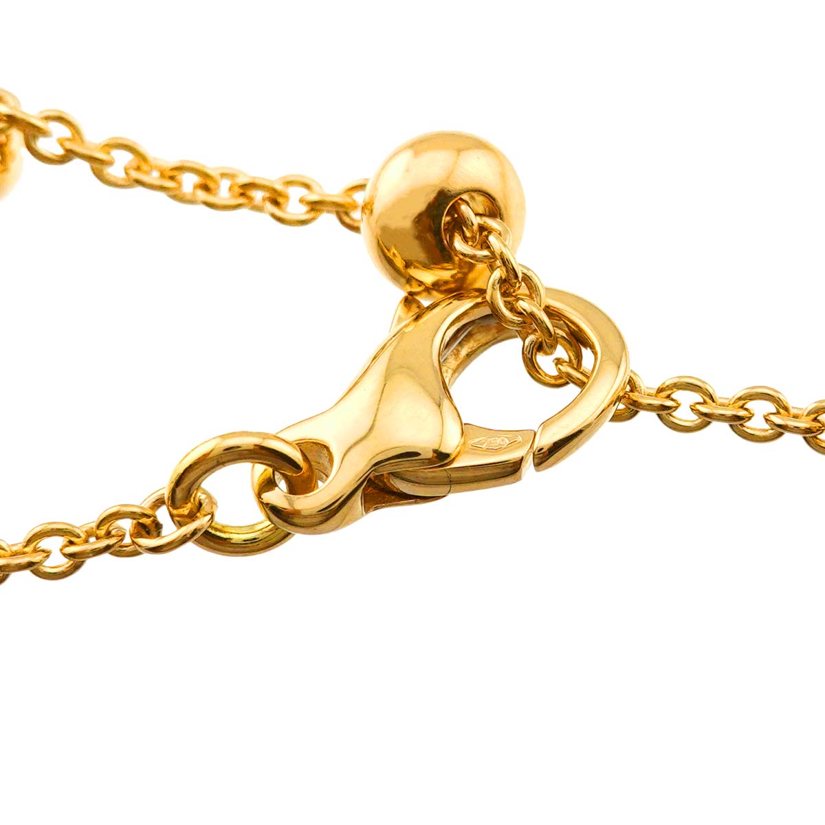 Akoya Pearl 7.4-7.2mm Multi Stone Necklace 18K YG 750