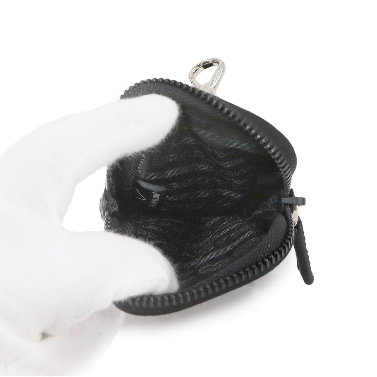 Shoulder Bag Nylon Leather Nero Black 2VD043 Purse