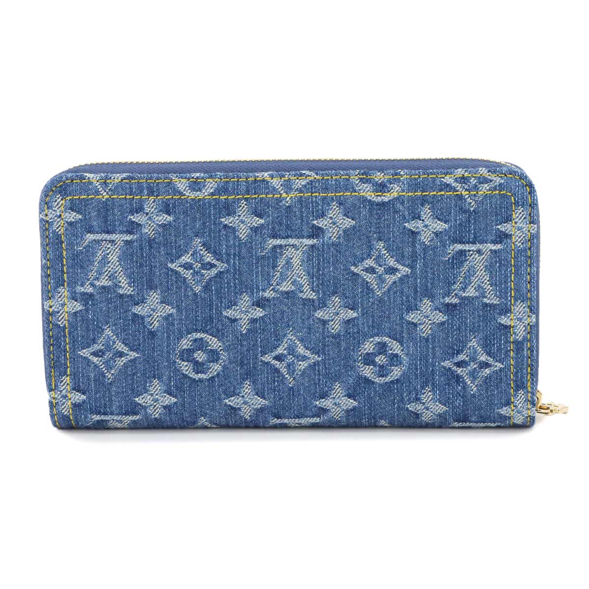 LV x TM Zippy Wallet Monogram Cherry Denim Blue M23161