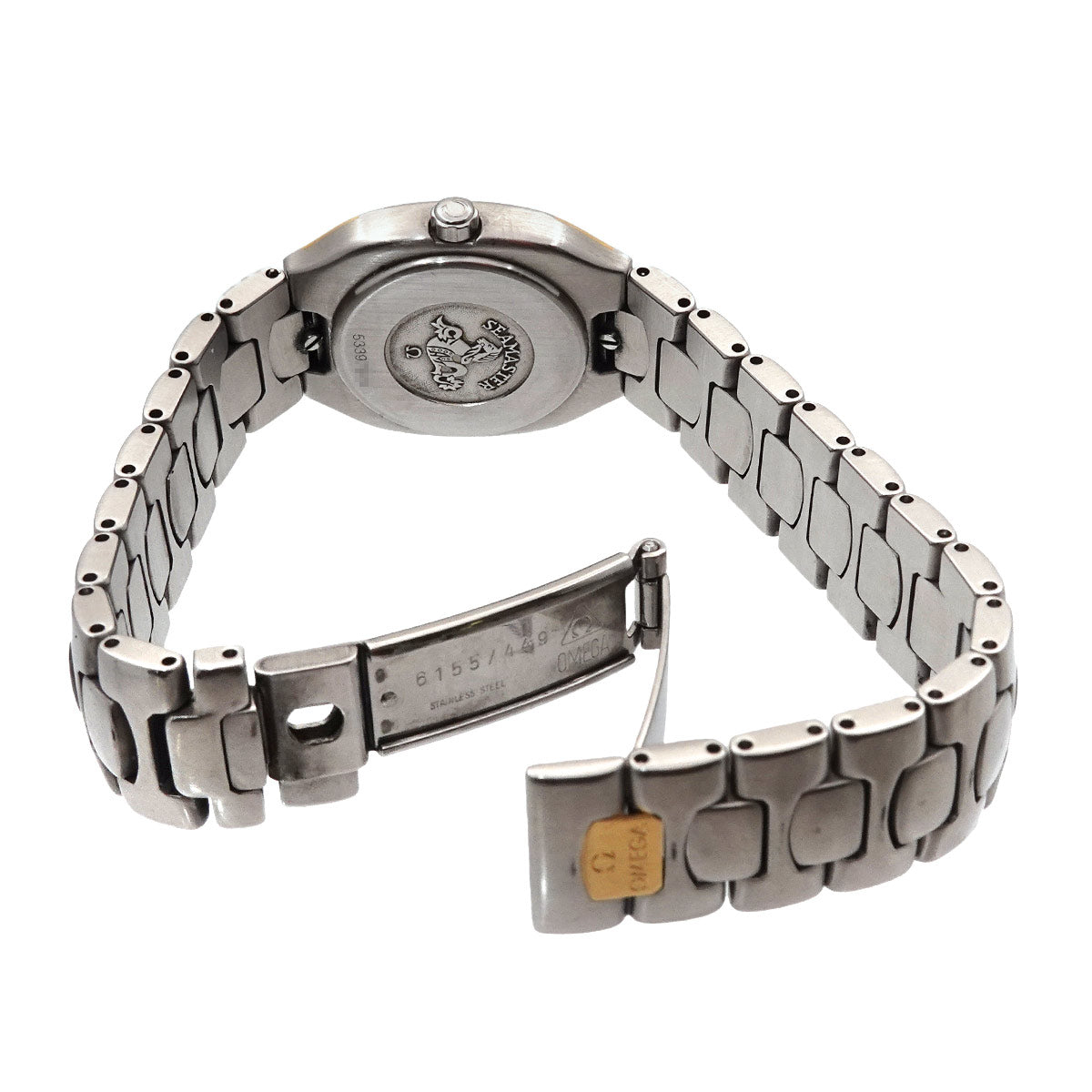 Seamaster Polaris Quartz YG Gray Dial Ladies Watch